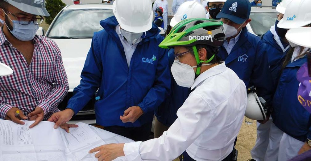 Alcaldesa en PTAR Salitre